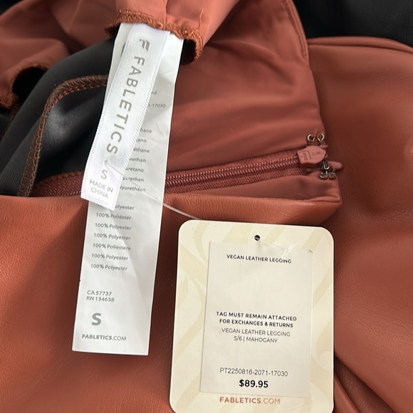 Fabletics Leather Leggings - Picture 4 of 8